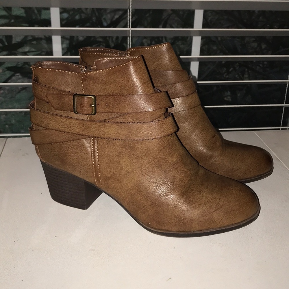 Brown booties
